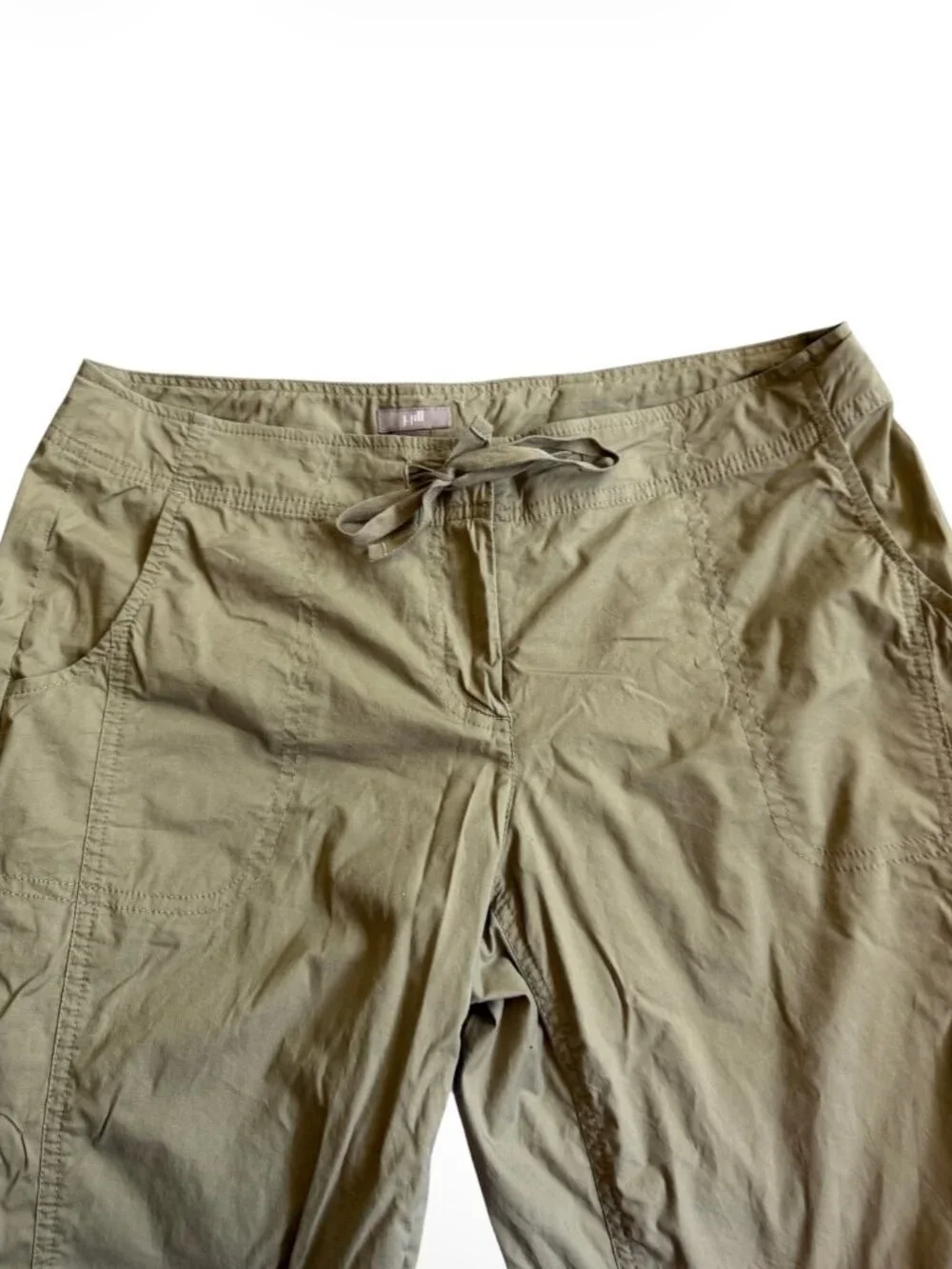 J. Jill Tan Cropped Capri Pants